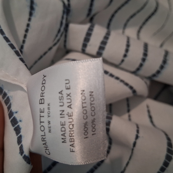 Charlotte Brody Laurel Blouse In White Willow Size Small - Picture 5 of 13